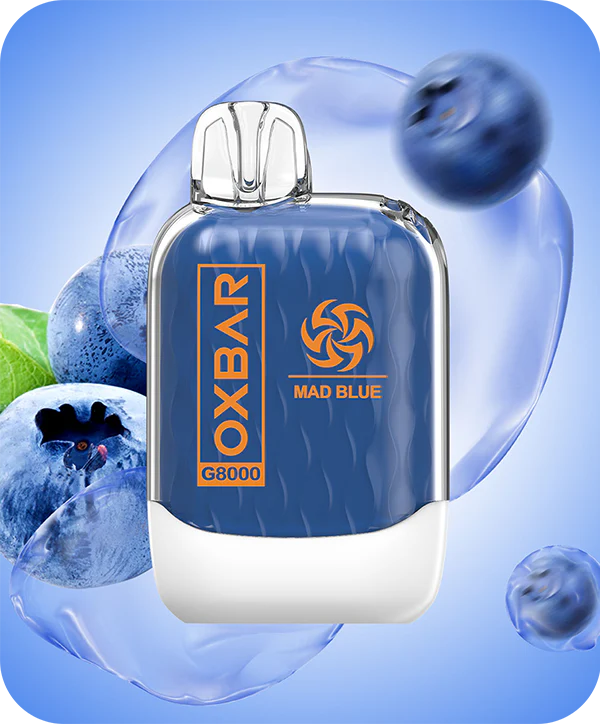 Mad_Blue Oxbar Rocky Vapor 8K – 8,000 Puffs - Image 1
