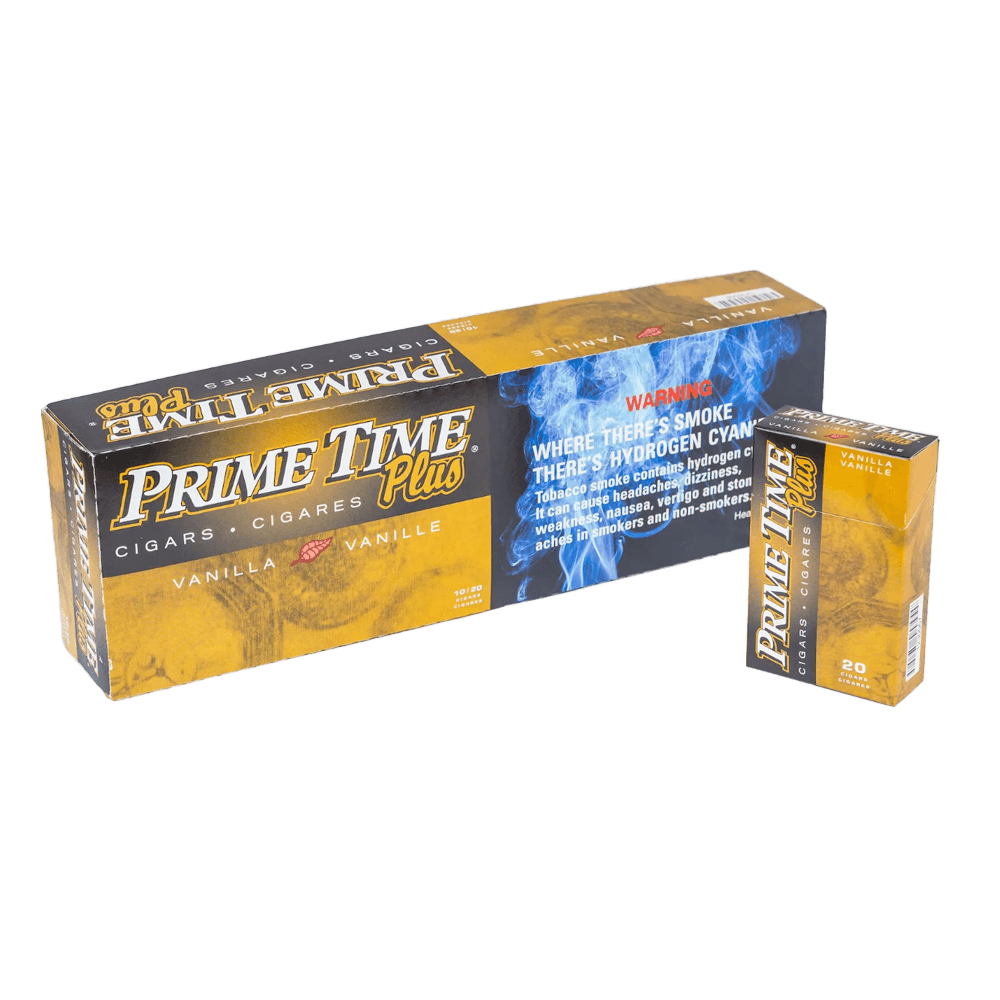 PrimeTime | Flavored Cigs | Sold in 10 Pack Cartons (20 Cigs/pack)